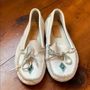White moccasins